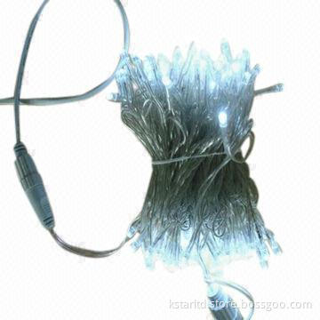 10m/100-piece cool white LED clear cable for outdoor use, 24/110/230V voltage